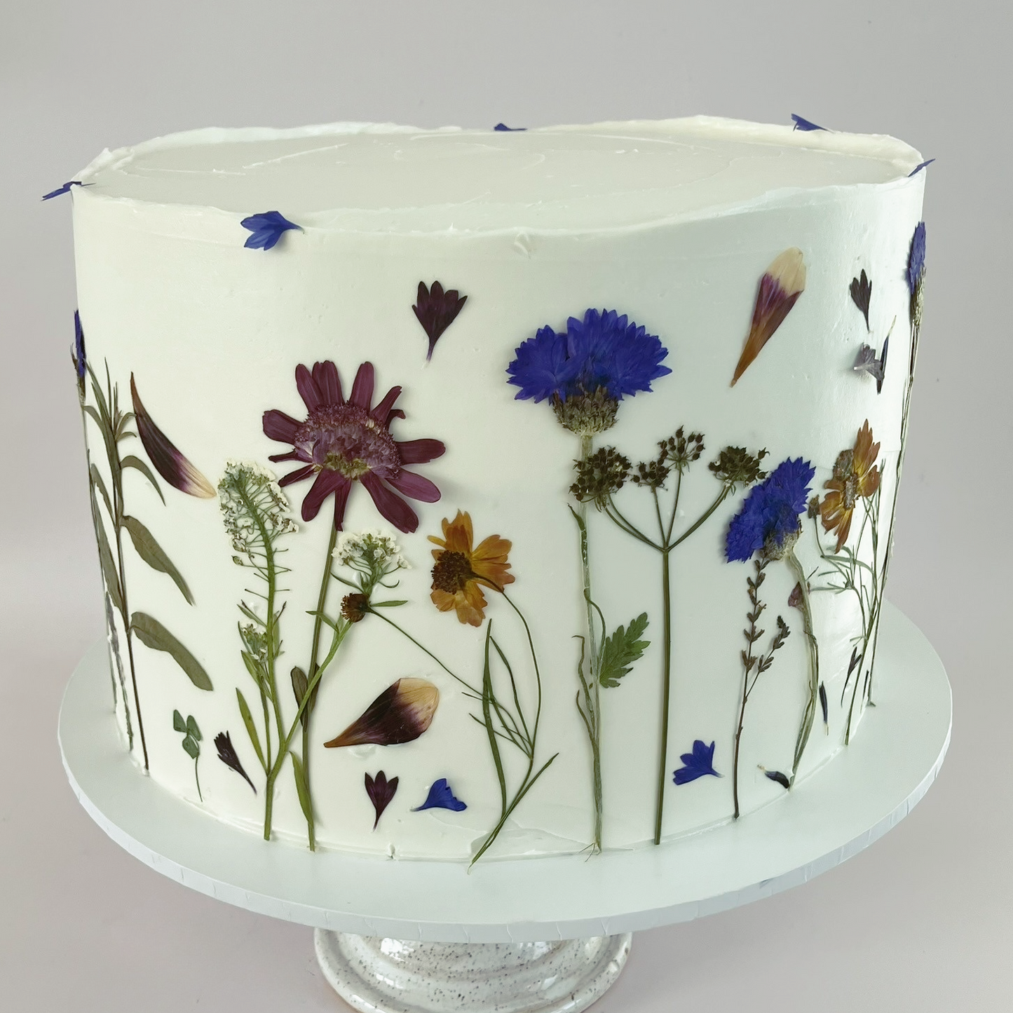 The Pressed Flower Cake