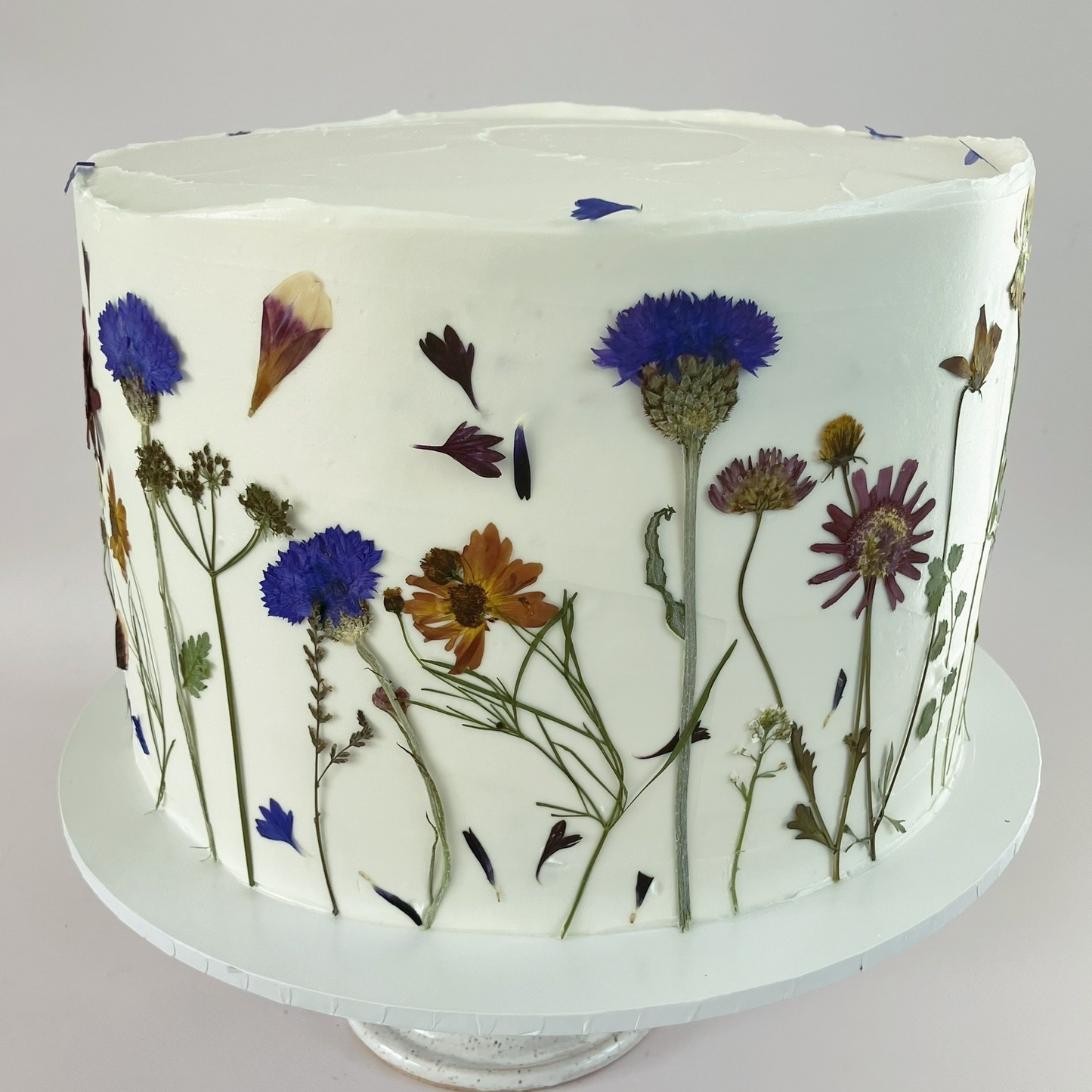 The Pressed Flower Cake