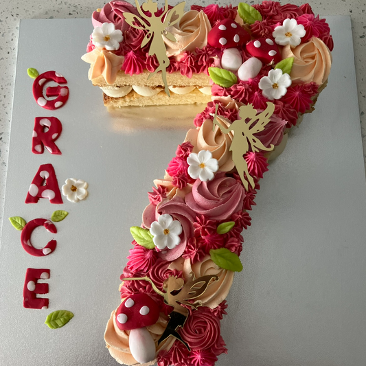 Kids Number Cakes