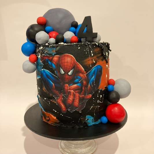 Spider-Man Cake - Dark and Dramatic